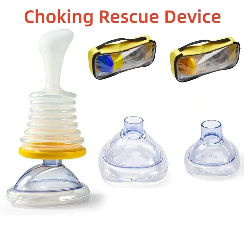 1Set Health Care Choking Rescue Device Home Travel Kit for Adult and Children First Aid Kit Mask With Packaging Emergency Device