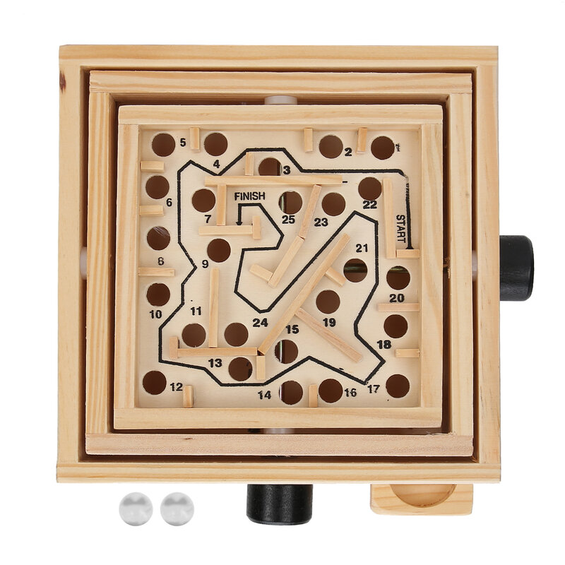 Wooden Maze Puzzle Toy Adultos Crianças Puzzle Toy Saldos Board Table Maze Game Prevenir Dementia Toys