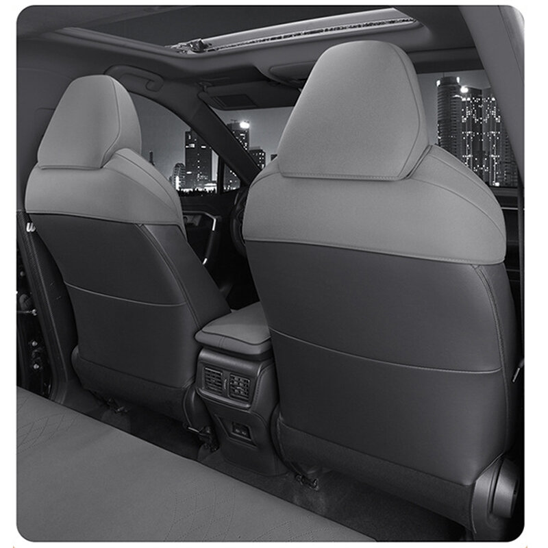 Capas de assento de carro personalizadas para Toyota CHR 2018 2019 2020 2021 2022 2023 2024 CHR, Almofada De Couro De Camurça Tampa Protetora Do Assento De Carro