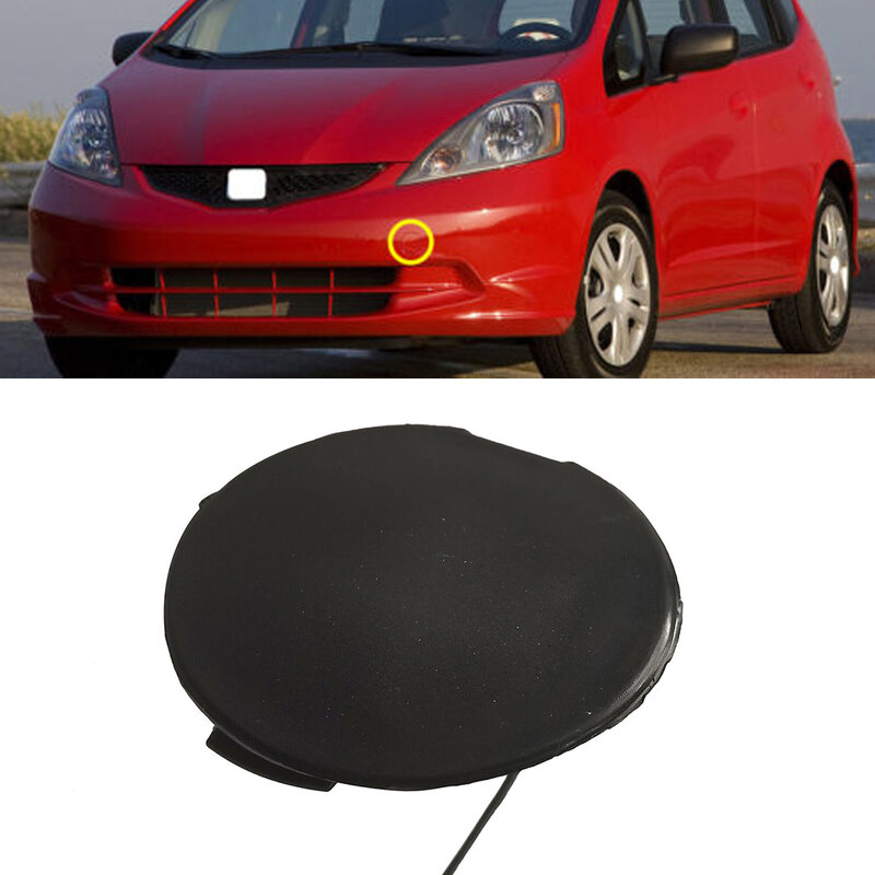Osłona na holowanie samochodu czapka 71104-TF0-000 Black For HONDA Fit 2009-2011 przedni zderzak holowniczy hak oczkowy części samochodowe