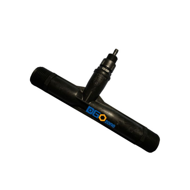 1 "Venturi Injector para Mistura De Ozônio, Material PVDF, Conector com Válvula, KH-A32235