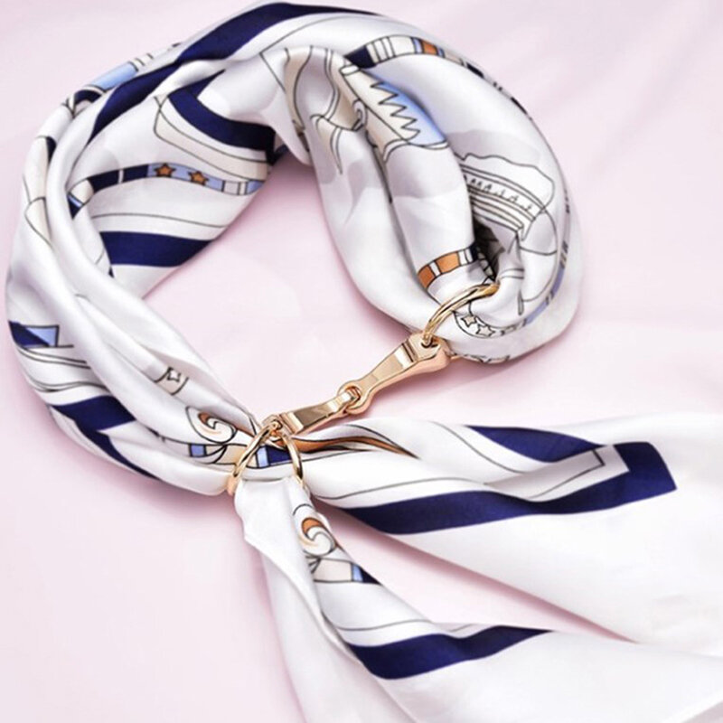 1pcs Women Shawl Ring Clip Scarves Fastener Crystal Silk Scarf Buckle Brooch Wedding Fashion Jewelry Female Classic Gift