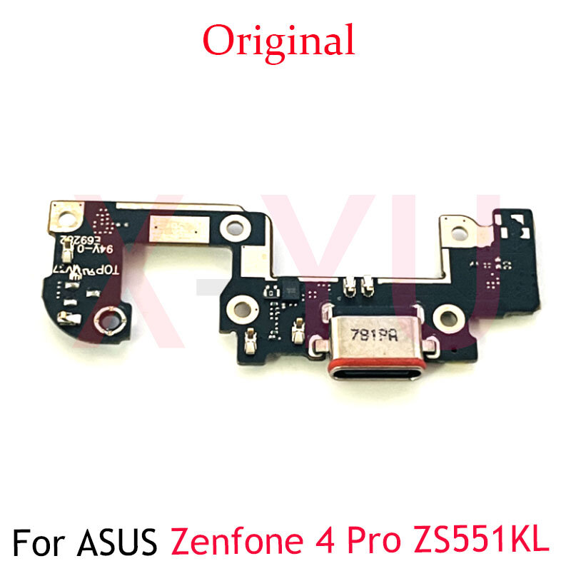 Original For ASUS Zenfone 4 Pro ZS551KL USB Charging Port Dock Connector Flex Cable Repair Parts