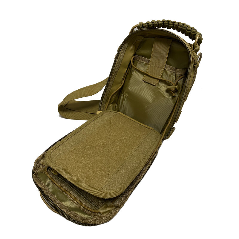 Outdoor militar Camo Tactical Chest Bag, Bicicleta portátil de um ombro Crossbody Bag, Esportes Laser perfurado bolsa