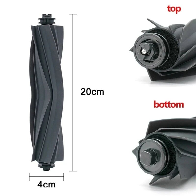 Piezas de tela para mopa con filtro Hepa, bolsas de polvo de repuesto para Dreame X30 Pro Plus / X30 Pro Ultra aspiradora, piezas de cepillo lateral principal