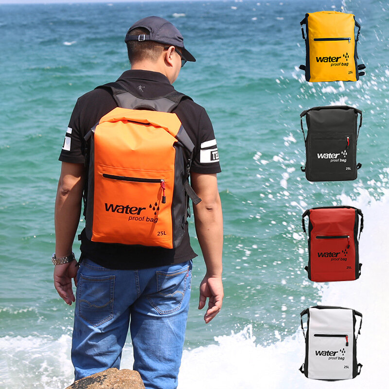 Водонепроницаемый дорожный сухой рюкзак для мужчин, уличный длинный ранец для хикинга, Пляжная спортивная сумка-ведро, рюкзак для альпинизма, серфинга