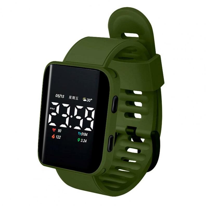 子供用LEDデジタル防水時計,子供用スポーツリストバンド,男の子と女の子用の電子腕時計