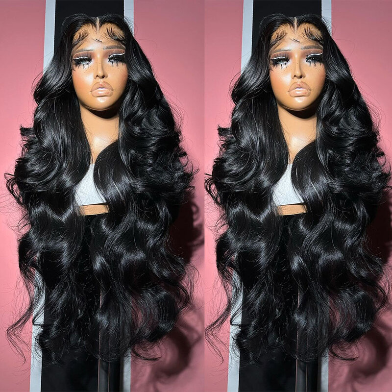Brazilian HD Transparent Lace Frontal Wig 13x4 13x6 Body Wave Lace Front Wig Loose Wave Wig 30 32 Inch Glueless Wigs For Women