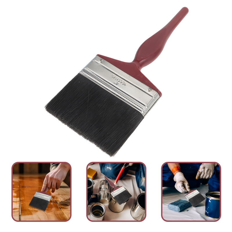 Pincel de pintura de cubierta para aplicar pintura para aplicar manchas, aplicador de pintura de pared, piso