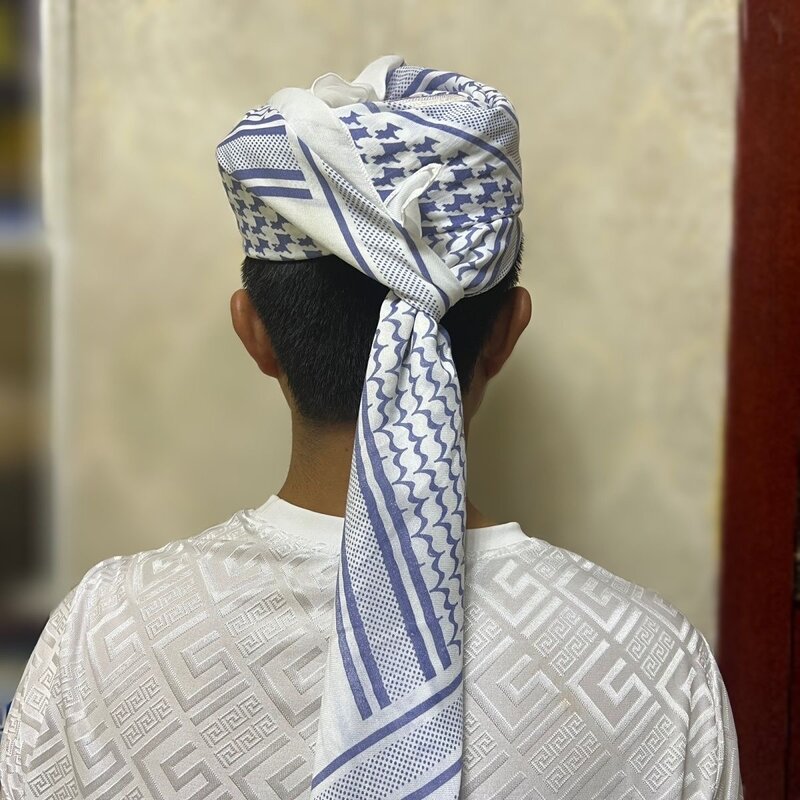 Berretti musulmani per uomo sciarpa foulard Freeshipping fazzoletto islamico Hijab Arabia saudita turbante ebraico Headwraps Pakistan all'aperto
