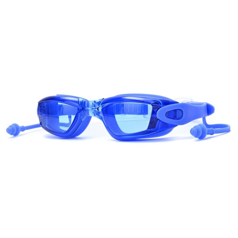 Óculos de natação anti-nevoeiro profissional para homens e mulheres, lente de proteção UV, impermeável, ajustável, silicone, adulto, piscina