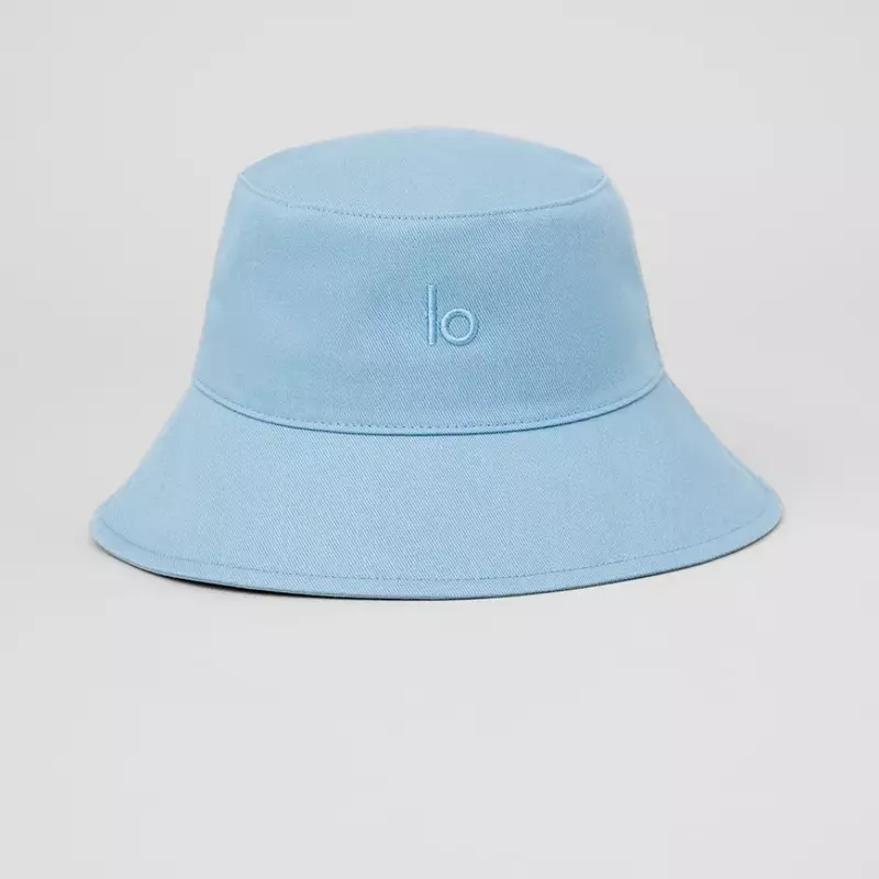 LO-Chapéu de verão para homens e mulheres, 100% algodão, boné de praia neutro, boné de pesca