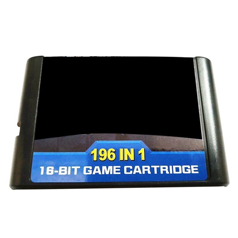 196 in 1 Multi Games Cartridge Batter Than 112 in 1 and 126 in 1 for Sega Mega Drive for PAL and NTSC