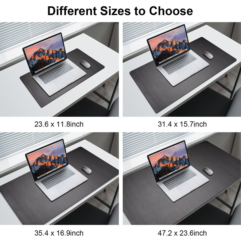 900*430 MM Large Mouse Pad Waterproof Table Mats for Computer Gamer Keyboard Laptop Desk Protector Pads Blotter PU Leather Mat
