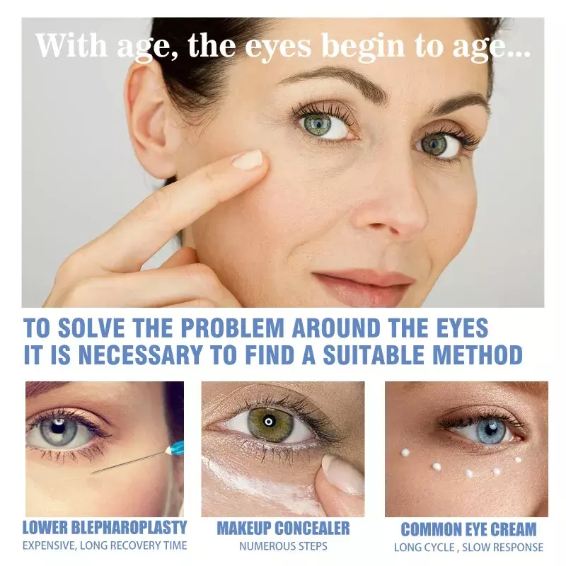 Anti Wrinkle Eye Cream Get Rid Of Puffy Dark Circles remove Fine Liness Lift Eye Area Whitening Moisturizing Repairing Eye Care