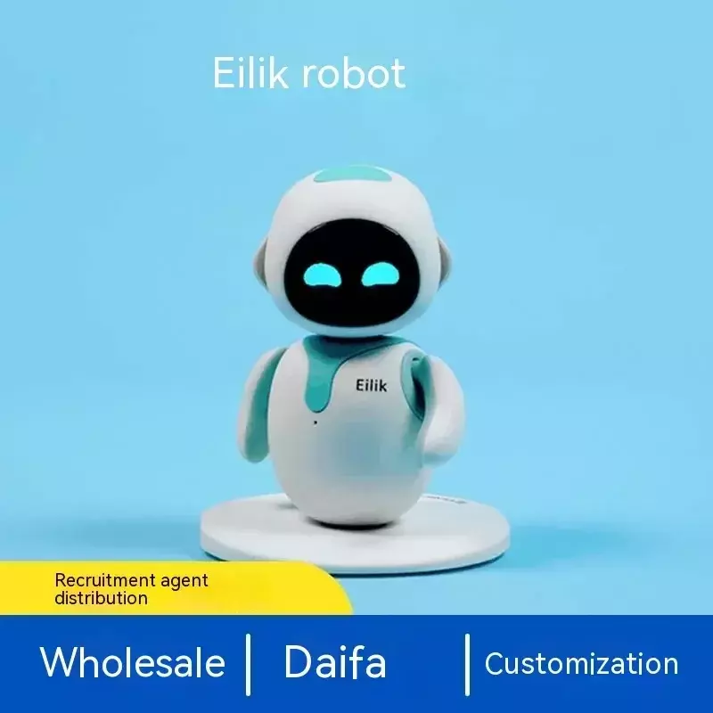 Eilik ذكي AI سطح المكتب الروبوت ، صوت التفاعل التفاعلي ، المصاحبة AI ، المخزون الحيوانات الأليفة الإلكترونية