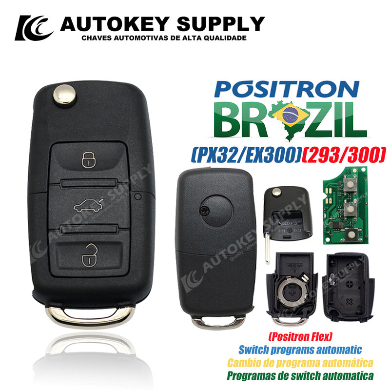 Für Brasilien Positron Flex PX32 293 EX300 330 360 Programm Schalt-/Auto Schlüssel Shell/Komplette Gelten Control/autokeySupply