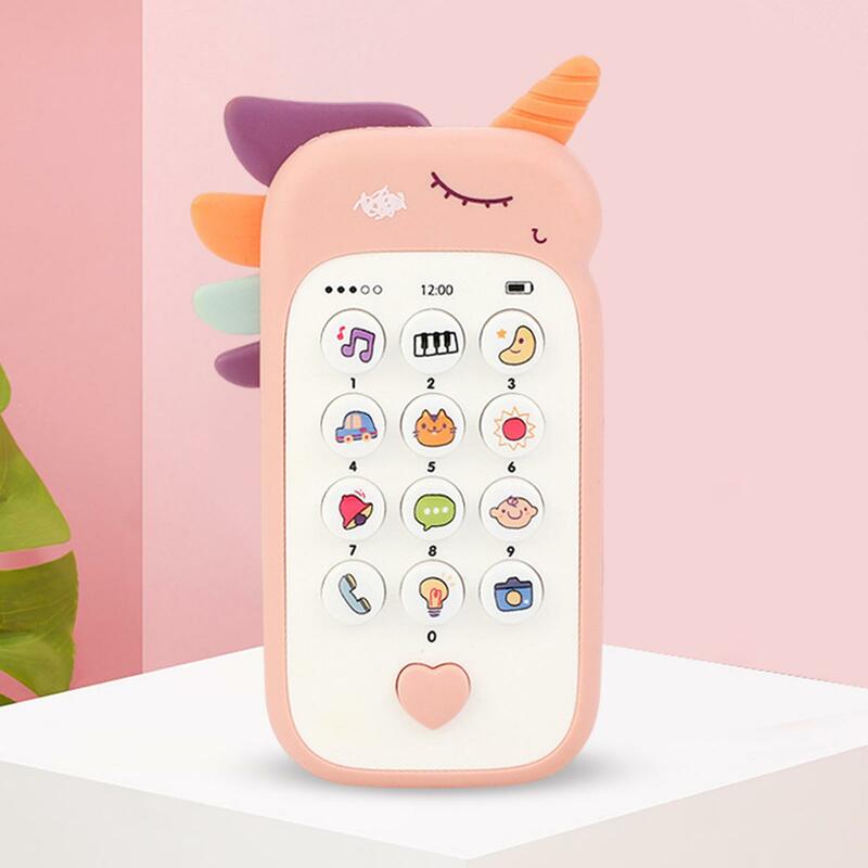Unicorn Baby Brinquedos Musicais com Luzes Baby Light up Toy Play Phones para 6 Meses + Baby Toddler Meninos Meninas Presentes de Aniversário