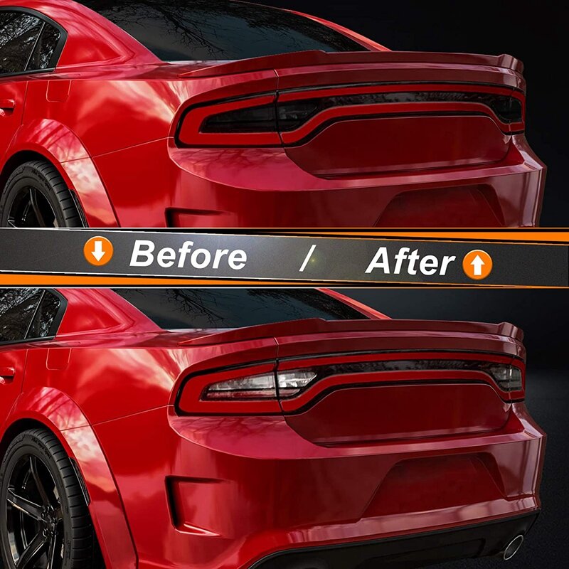 Zestaw odcień światła dymu samochodowego dla Dodge Charger 2015-2020