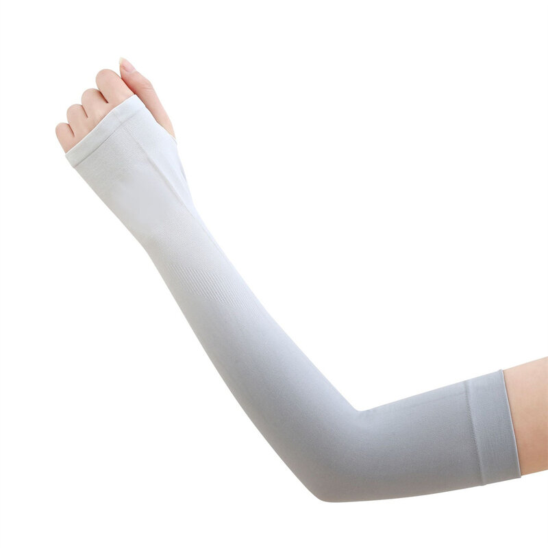 1PCS Sleeve High Elastic Warm Summer Ice Fabric Volleyball Sleeve Arm Covers Ice Sleeve Sunscreen Arm Protection Nylon
