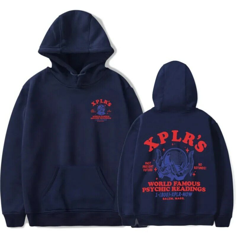 XPLR-Sudadera con capucha para hombre y mujer, con Logo rojo de fama mundial, ropa informal de manga larga, estilo hip hop, Unisex, Sam y Colby Merch