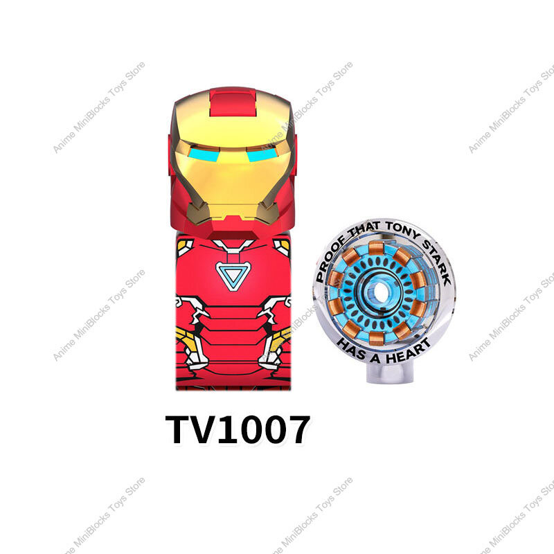 Tv6201 heros filmes série blocos de construção dos desenhos animados mini ação brinquedo tijolos crianças presente cy1007 cy1008