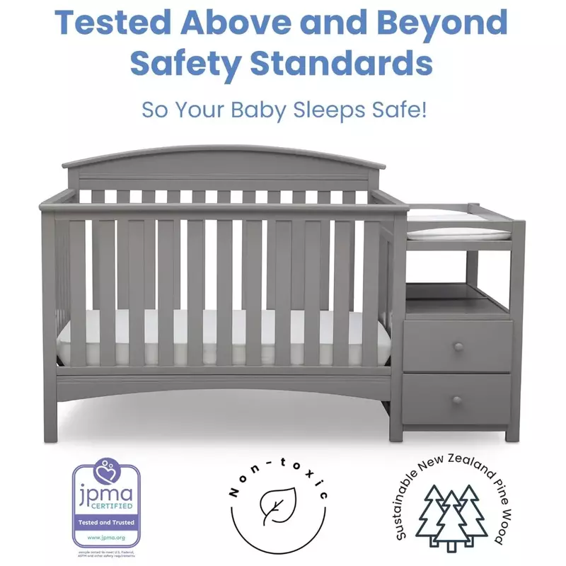 Rangka tempat tidur anak, tempat tidur bayi konvertibel dan pengganti, rangka tempat tidur anak