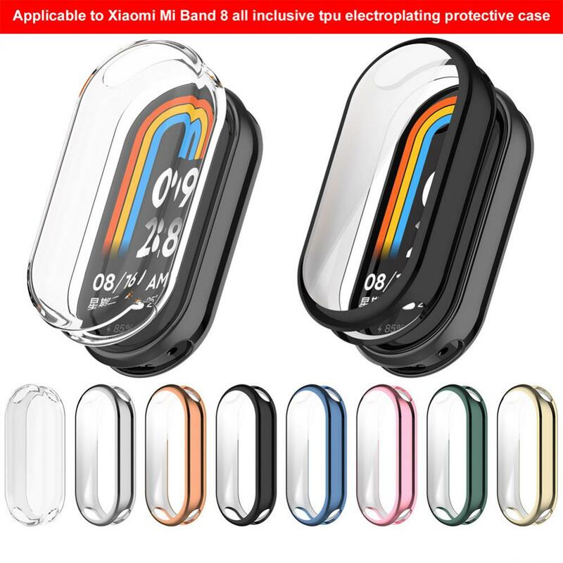 Screen Protector For Xiaomi Mi Band 8 Protective Screen Film Case Soft TPU With Sensitive Touch For Mi Band 8 Strap