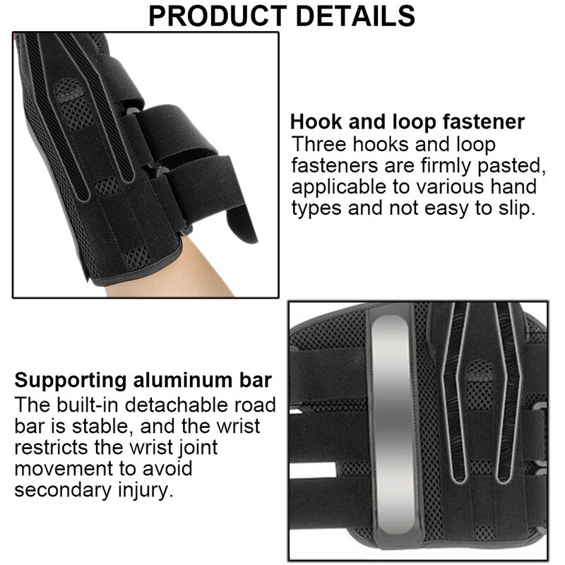 1PC Adjustable Compression Thumb Fixed Wrist Support Medical Sports Wrist Thumbs Hands Arthritis Splint Support Protective Guard