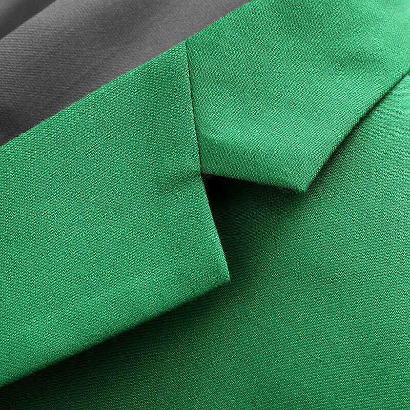 Блейзер Мужской облегающий, пиджак ярко-зеленого цвета, подходит для всех сезонов, свадьбы, вечеринки, большие размеры 5XL 6XL