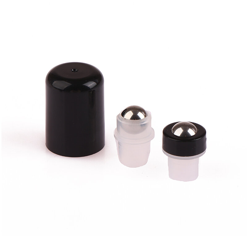 Steel Roller Lids for 18mm/410 Neck Size Glass Essential Oil Bottles Aromatherapy Perfume Roll On Bottle
