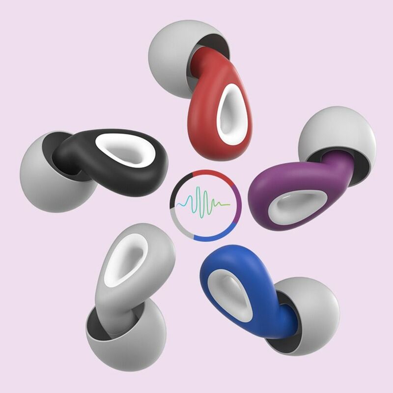 Zewnętrzny blaknący poziom dźwięku filtr redukujący hałas do pielęgnacji snu muzyk zatyczki do uszu silikonowe słuchawki ochrona słuchu wkładki douszne