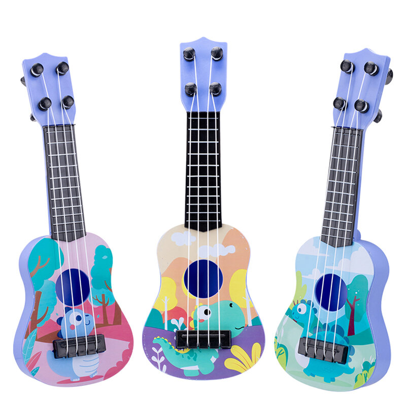 Mini Ukulele zabawka gitara Instrument edukacyjny zabawka chłopcy dziewczęta zabawki prezenty dla dzieci