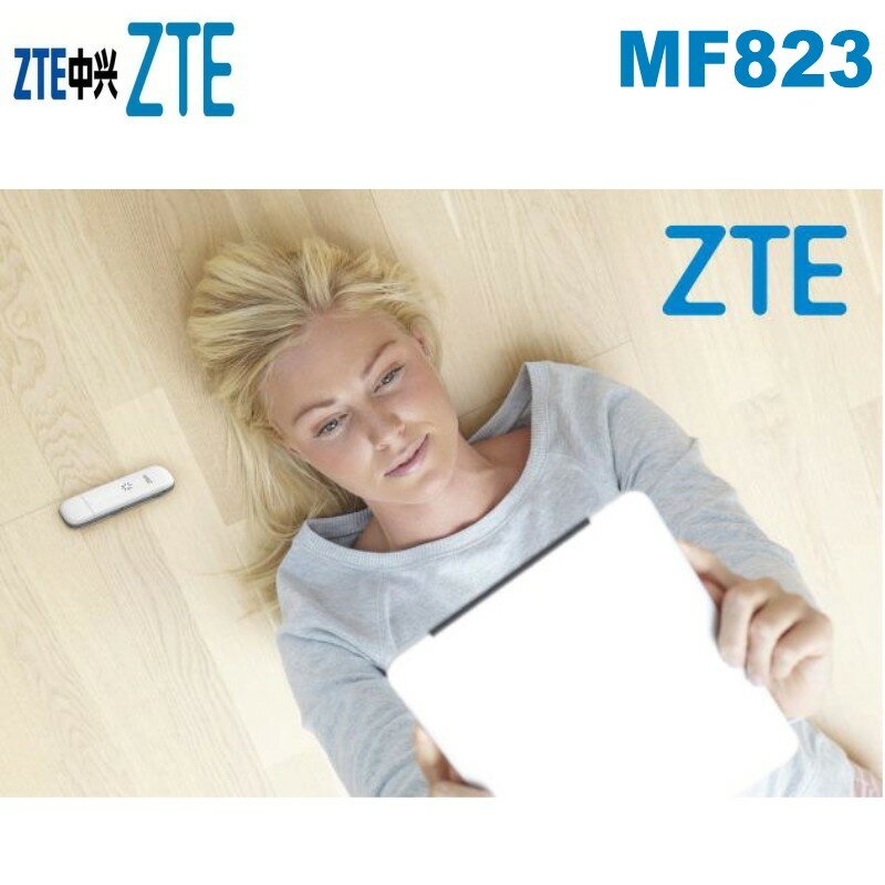Разблокированный 4G LTE USB модем ZTE MF821 мобильный широкополосный плюс 2 антенны