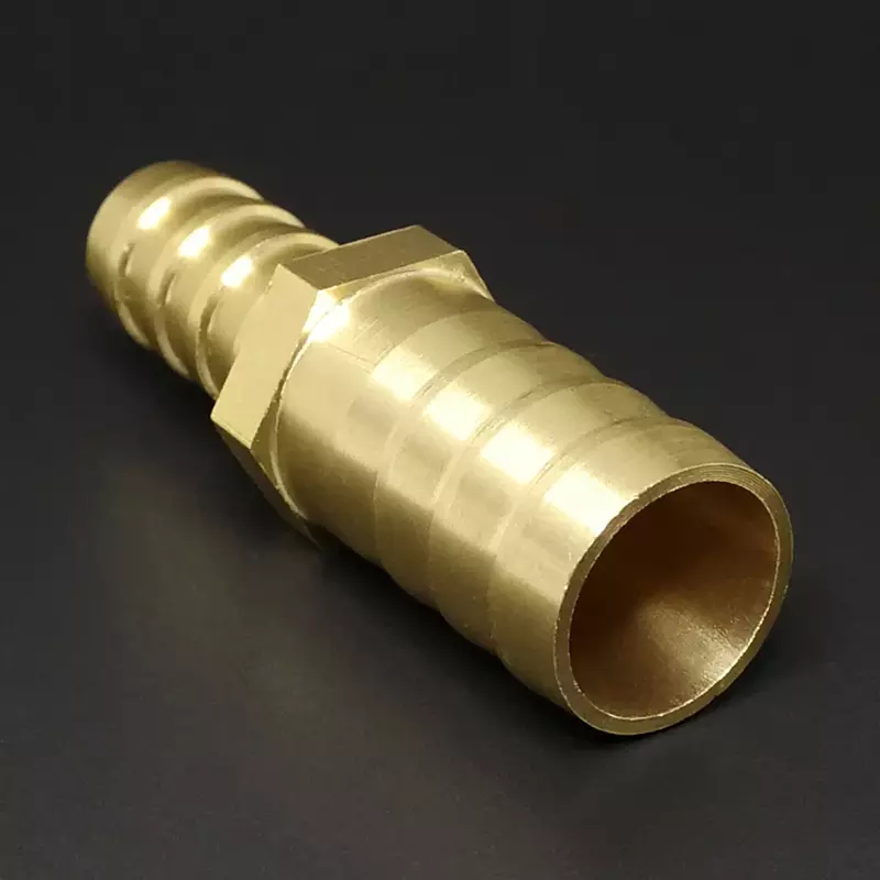 2.5 3 4 6 8 10 12 14 16 19 25 32 mm tubo flessibile Barb Hosetail riduzione diritta riduttore adattatore trasferimento ottone raccordo per tubi acqua Gas