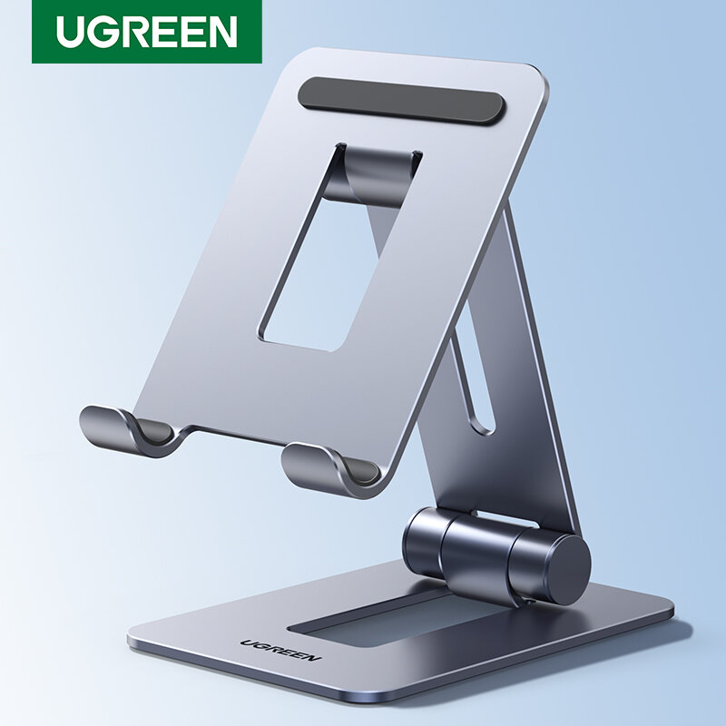 【New】UGREEN Phone Holder Stand Aluminum Mobile Phone Stand For iPhone 15 14 13 Pro Xiaomi Samsung Portable Phone Tablet Holder