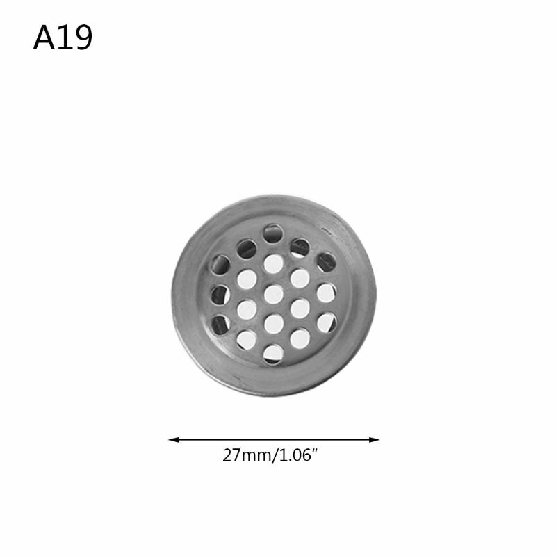Y1UD Stainless Steel Air Vent Hole Ventilation Louver Round Shaped Venting Mesh Holes