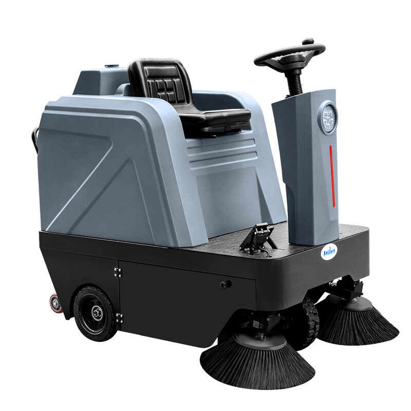 ANRUNTO 1250 Ride-on Battery Electric Operated Road Floor Sweeper