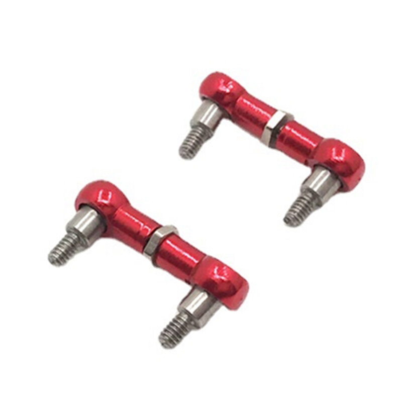 Metal Rear Ball Joint Rod Link Rod for K969 K979 K989 K999 P929 P939 1/28 RC Car Upgrades Parts Accessories,red
