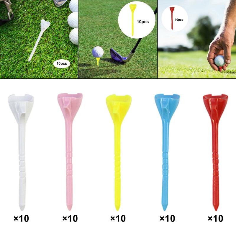 10Pcs Golf Tees Segmented Scale Increase Distance 10 Degrees Golf Tees Golfing