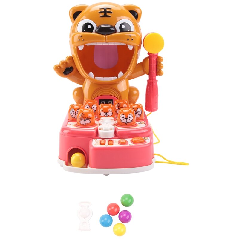Kid Play Hit Hammering Game Toy With Lights Music Multifunctional Children Educational Interactive Toy
