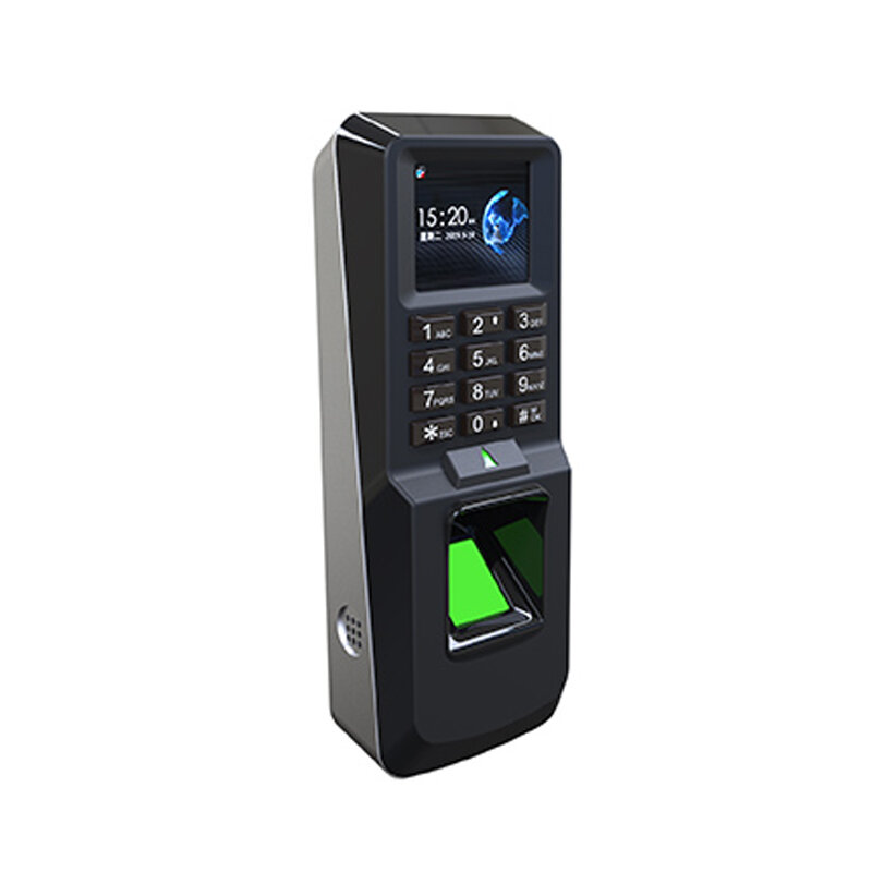 Control de acceso con huella dactilar, máquina de asistencia de tiempo, pantalla TFT a Color de 2,4 pulgadas, biométrico, 125KHz, RFID, teclado, sensor de Palmprint