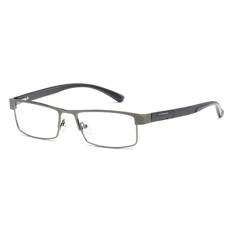 Óculos para homens de liga de titânio, de alta qualidade, não esféricos, lente revestida de 12 camadas, óculos de leitura, +1.0, +1.5, +2.0, +2.5, +3.0, +3.5, +4.0
