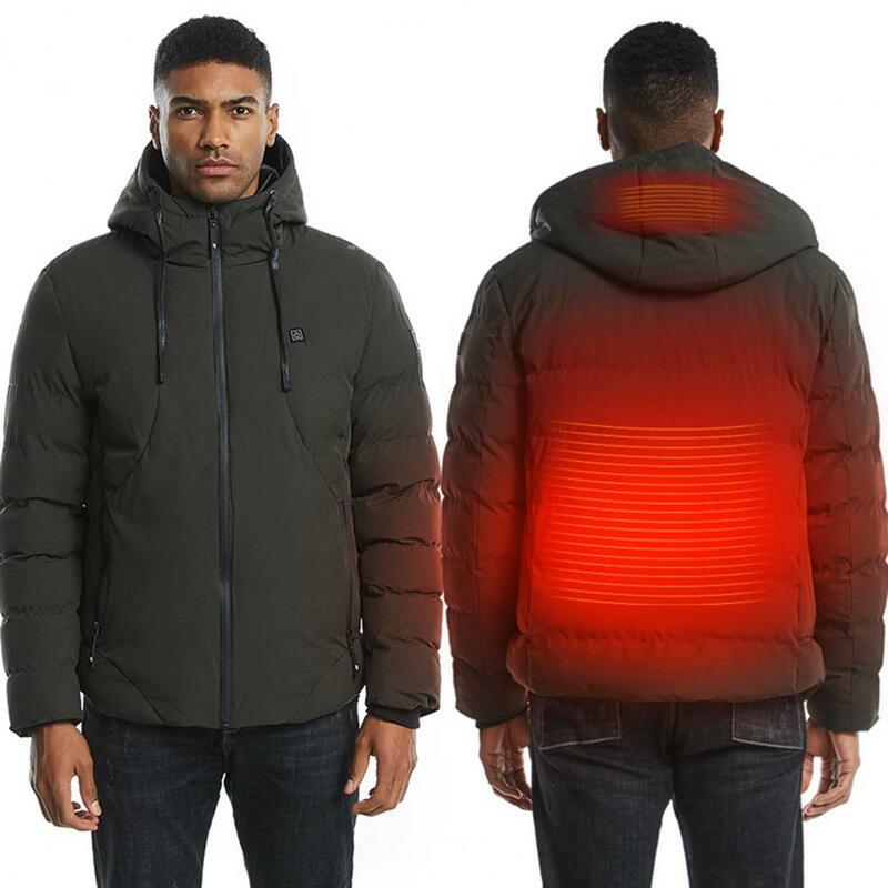 Men Heating Coat USB Heating Jacket Constant Temperature Heated Jacket