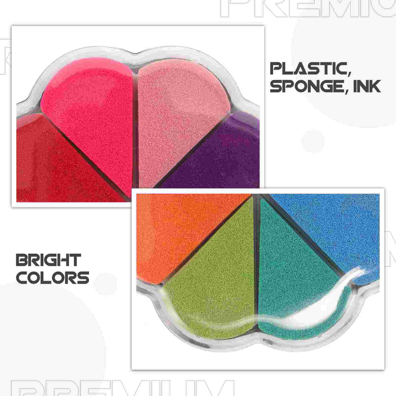 Scrapbook Inkpad Crafts DIY Inkpad Bright Color Inkpad Colorful Graffiti Ink Pad for Painting