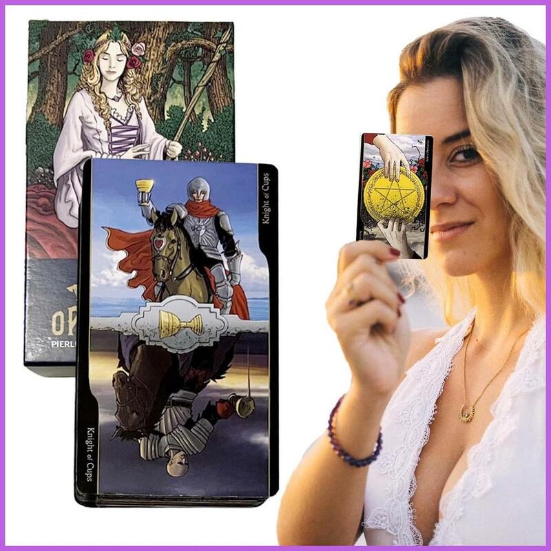 Tarot card game for oracle, versão inglesa, 78 cartas