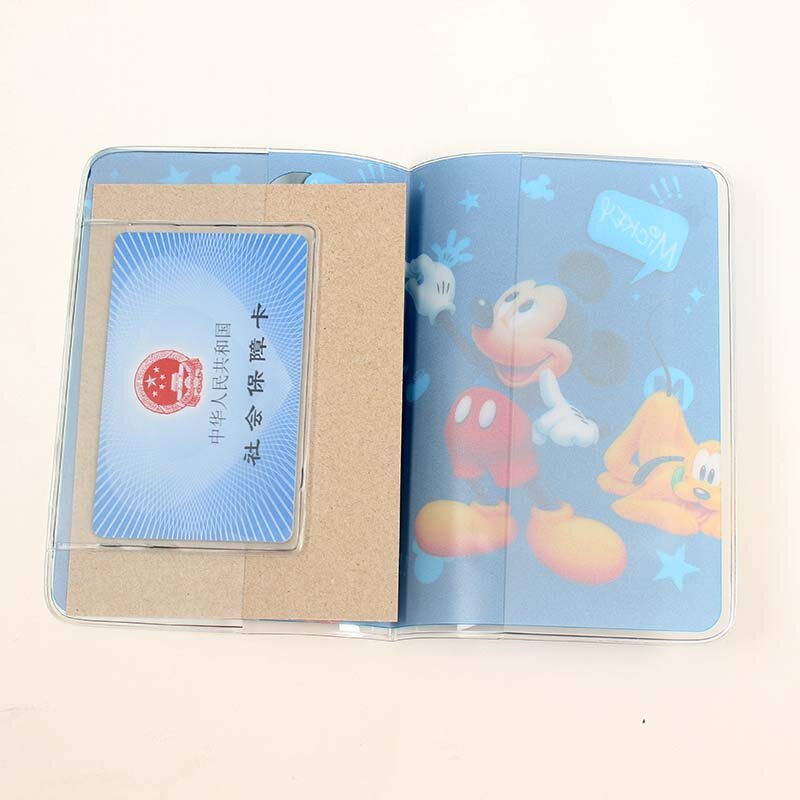 만화 미키 미니 여권 거치대 PVC 여행 여권 커버 케이스, 카드 및 ID 홀더, 14cm x 9.6cm, 6 가지 스타일 선택