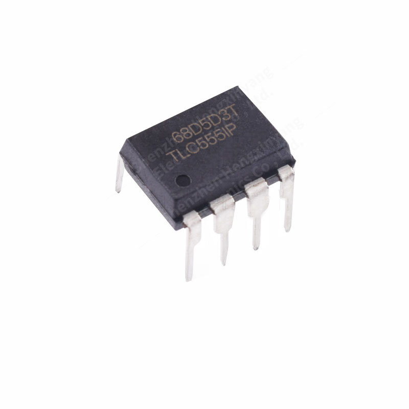 DIP-8 temporizador relógio osciloscópio chip, pacote em linha, TLC555, 10pcs
