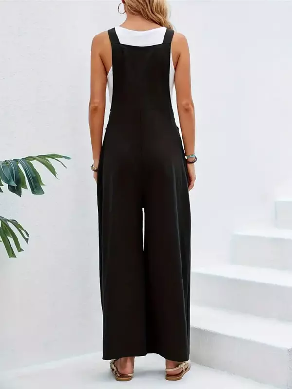 Yeae einfarbige lässige Mode Damen Rücken hose verstellbar lose gerade gerade Hose mit weitem Bein pendeln vielseitig Frühling neu 2024