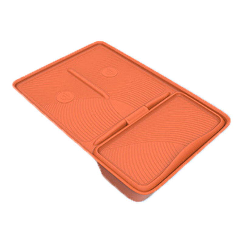 For LiXiang/L8/L9 2022 2023 Car Central Control Wireless Silicone Pad Storage Box Interior Accessories